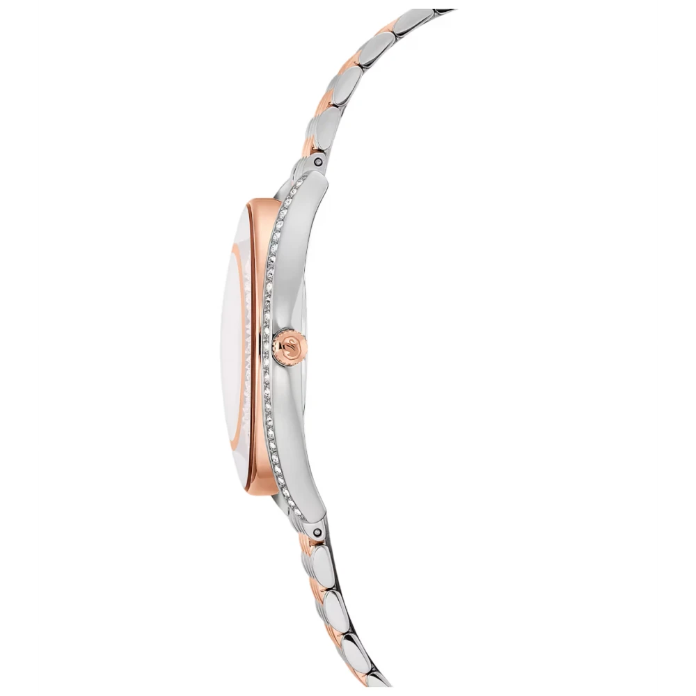 SWAROVSKI Crystalline Aura Ελβετικής κατασκευής με Μεταλλικό Μπρασελέ Δύο Τόνων 5730162