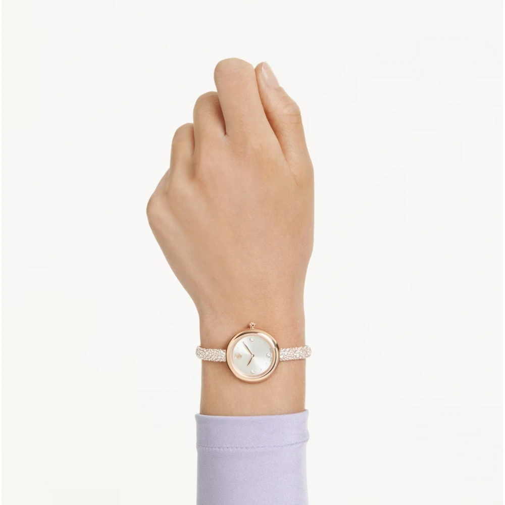 SWAROVSKI Syblima Bangle Eλβετικής κατασκευής, Μπρασελέ από Ανοξείδωτο Ατσάλι, Χρυσός τόνος, 5734635