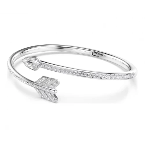 SWAROVSKI Άκαμπτο Βραχιόλι Idyllia, Βέλος, Λευκό, Επιμετάλλωση ροδίου 5737263