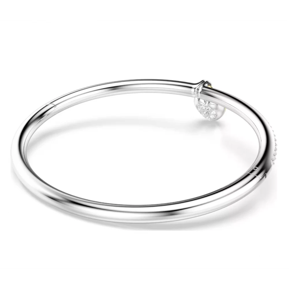 SWAROVSKI Άκαμπτο Βραχιόλι Idyllia, Καρδιά, Ροζ, Διάφορα Μέταλλα 5737266