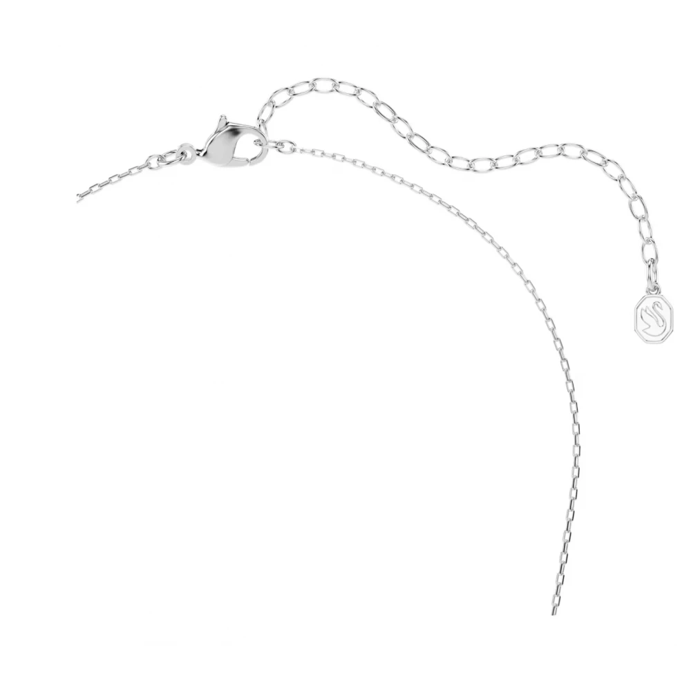 SWAROVSKI Idyllia Μενταγιόν με αλυσίδα, Λευκό, Μίξη Κοπών, Βέλος, Επιροδιωμένο 5737293