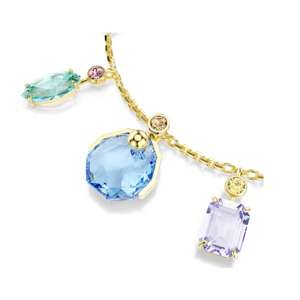 SWAROVSKI Gema Βραχιόλι, Μίξη Κοπών, Πολύχρωμο, Επιμετάλλωση σε Χρυσό Τόνο 5737442