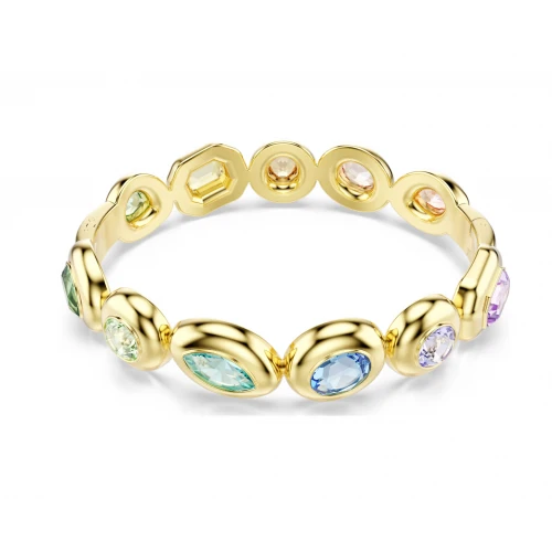 SWAROVSKI Gema Βραχιόλι Άκαμπτο, Μίξη Κοπών, Πολύχρωμο, Επιμετάλλωση σε Χρυσό Τόνο 5737447
