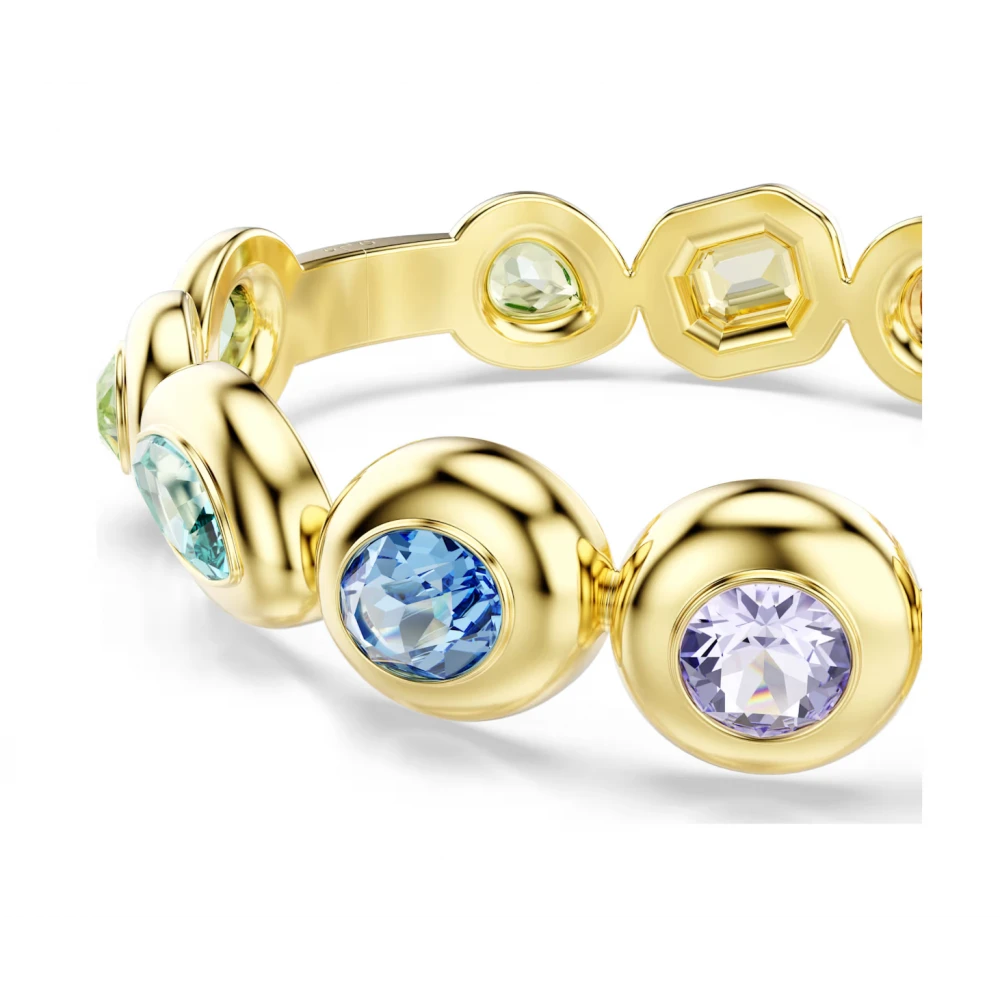 SWAROVSKI Gema Βραχιόλι Άκαμπτο, Μίξη Κοπών, Πολύχρωμο, Επιμετάλλωση σε Χρυσό Τόνο 5737447
