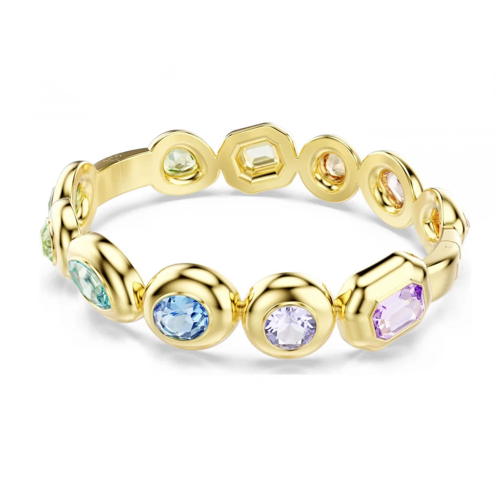 SWAROVSKI Gema Βραχιόλι Άκαμπτο, Μίξη Κοπών, Πολύχρωμο, Επιμετάλλωση σε Χρυσό Τόνο 5737447