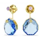 SWAROVSKI Gema Σκουλαρίκια Μπλε, Επιμετάλλωση σε Χρυσό Τόνο 5737449