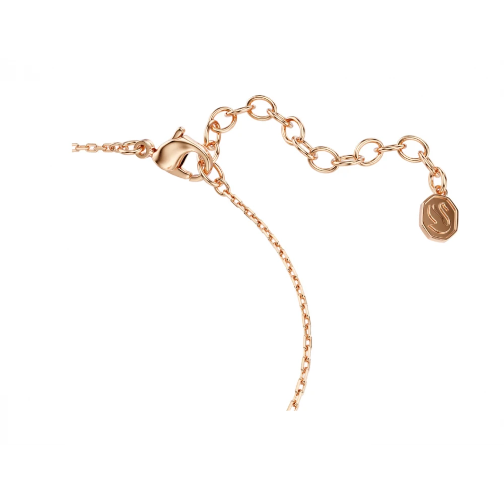 SWAROVSKI, βραχιόλι Swarovski, Swan, Κύκνος, Λευκό, Επιμετάλλωση σε ροζ-χρυσό τόνο 5738202
