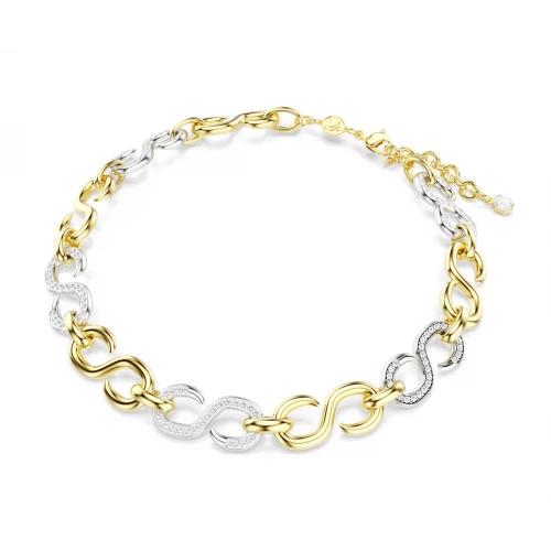 SWAROVSKI Dextera Κολιέ Στρογγυλή Κοπή, Λευκό, Φινίρισμα από Διάφορα Μέταλλα 5741795