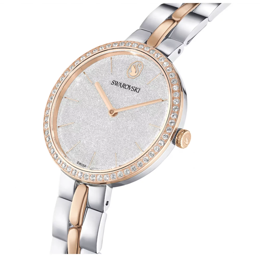 SWAROVSKI Cosmopolitan Ρολόι Ελβετικής Κατασκευής με Μπρασελέ από Ανοξείδωτο Ατσάλι Δύο Τόνων 5742473