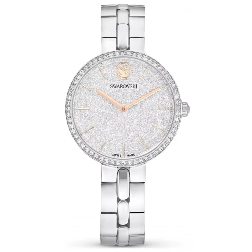 SWAROVSKI Cosmopolitan Ρολόι Ελβετικής Κατασκευής με Μπρασελέ από Ανοξείδωτο Ατσάλι σε Ασημί Τόνο 5742475