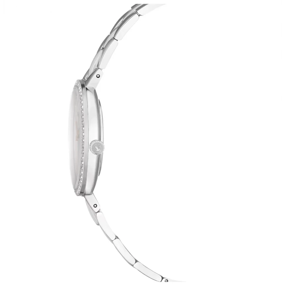 SWAROVSKI Cosmopolitan Ρολόι Ελβετικής Κατασκευής με Μπρασελέ από Ανοξείδωτο Ατσάλι σε Ασημί Τόνο 5742475