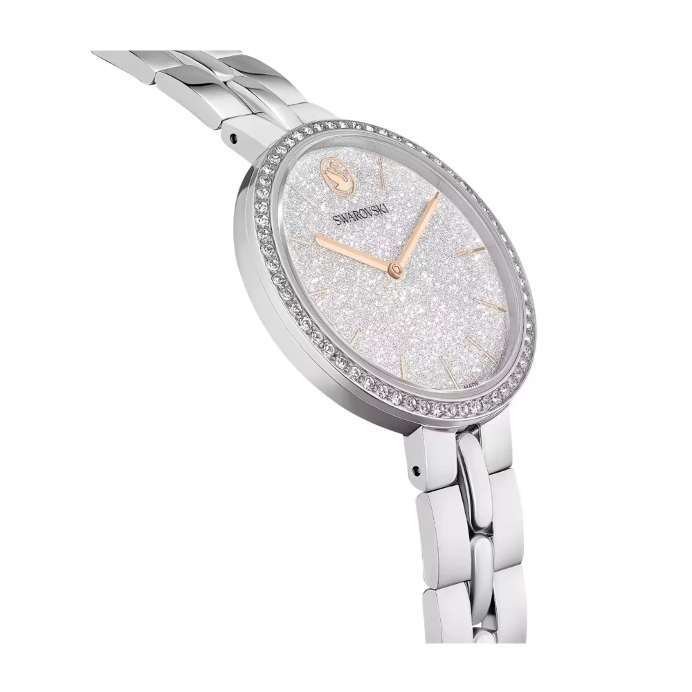 SWAROVSKI Cosmopolitan Ρολόι Ελβετικής Κατασκευής με Μπρασελέ από Ανοξείδωτο Ατσάλι σε Ασημί Τόνο 5742475
