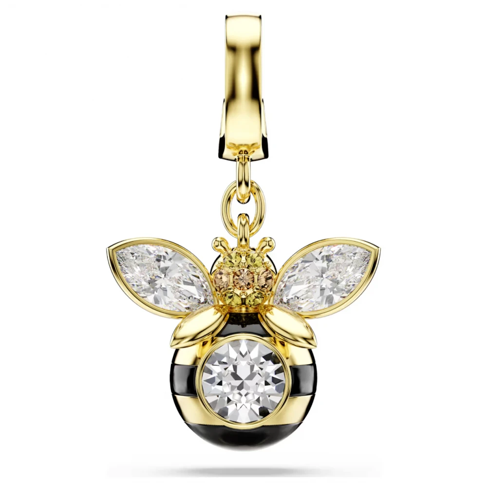 SWAROVSKI Γούρι Idyllia, Μελισσούλα, Μίξη Κοπών, Πολύχρωμο, Επιμετάλλωση σε Χρυσό Τόνο 5743132