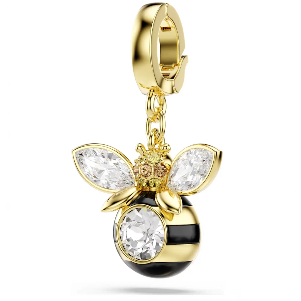 SWAROVSKI Γούρι Idyllia, Μελισσούλα, Μίξη Κοπών, Πολύχρωμο, Επιμετάλλωση σε Χρυσό Τόνο 5743132