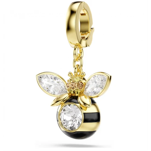 SWAROVSKI Γούρι Idyllia, Μελισσούλα, Μίξη Κοπών, Πολύχρωμο, Επιμετάλλωση σε Χρυσό Τόνο 5743132