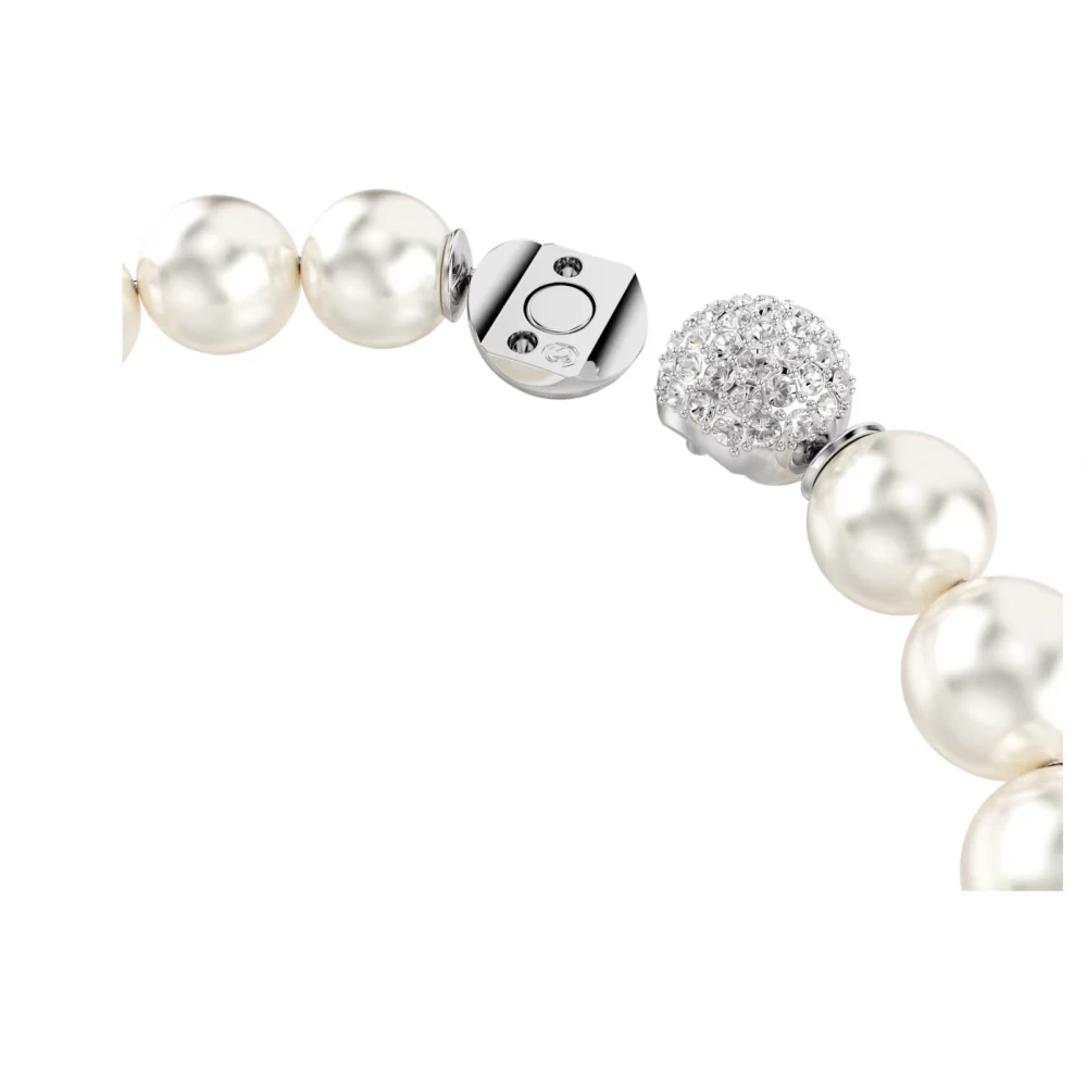 SWAROVSKI Βραχιόλι Matrix Crystal Pearl, Λευκό, Επιμετάλλωση ροδίου 5747747