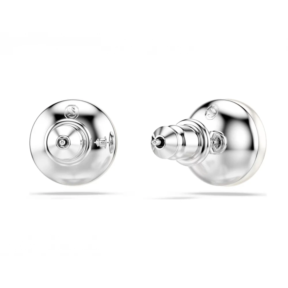 SWAROVSKI Σκουλαρίκια Matrix, Crystal pearl, Λευκό, Επιροδιωμένο 5747752