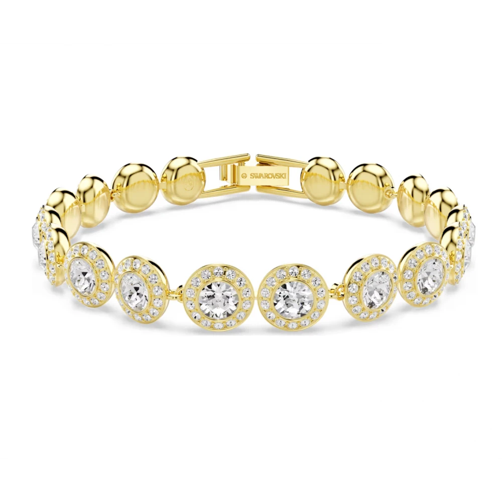 SWAROVSKI Una Angelic Set Στρογγυλή Κοπή, Λευκό, Επιμετάλλωση Ροδίου 5750619