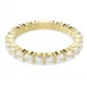 SWAROVSKI Δαχτυλίδι Matrix Vittore Στρογγυλή κοπή, Λευκό, Επιμετάλλωση σε Χρυσό Τόνο 5750960