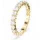 SWAROVSKI Δαχτυλίδι Matrix Vittore Στρογγυλή κοπή, Λευκό, Επιμετάλλωση σε Χρυσό Τόνο 5750960
