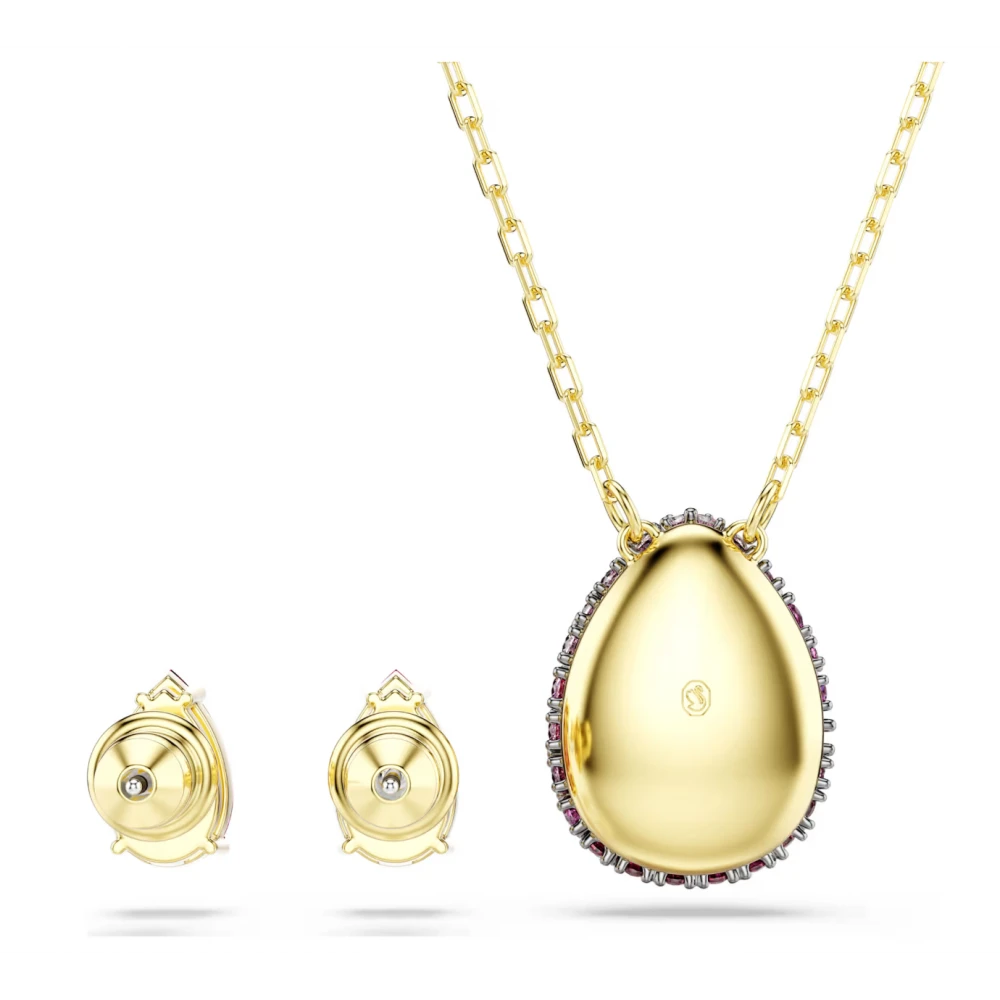 SWAROVSKI Sublima Set, Pear κοπή, Κόκκινο, Επιχρυσωμένο σε 18Κ 5752883