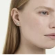 SWAROVSKI, Σκουλαρίκια Magic, Μίξη Κοπών "Χιονονιφάδα" Λευκά, Επιμετάλλωση σε χρυσό 18Κ 5757816