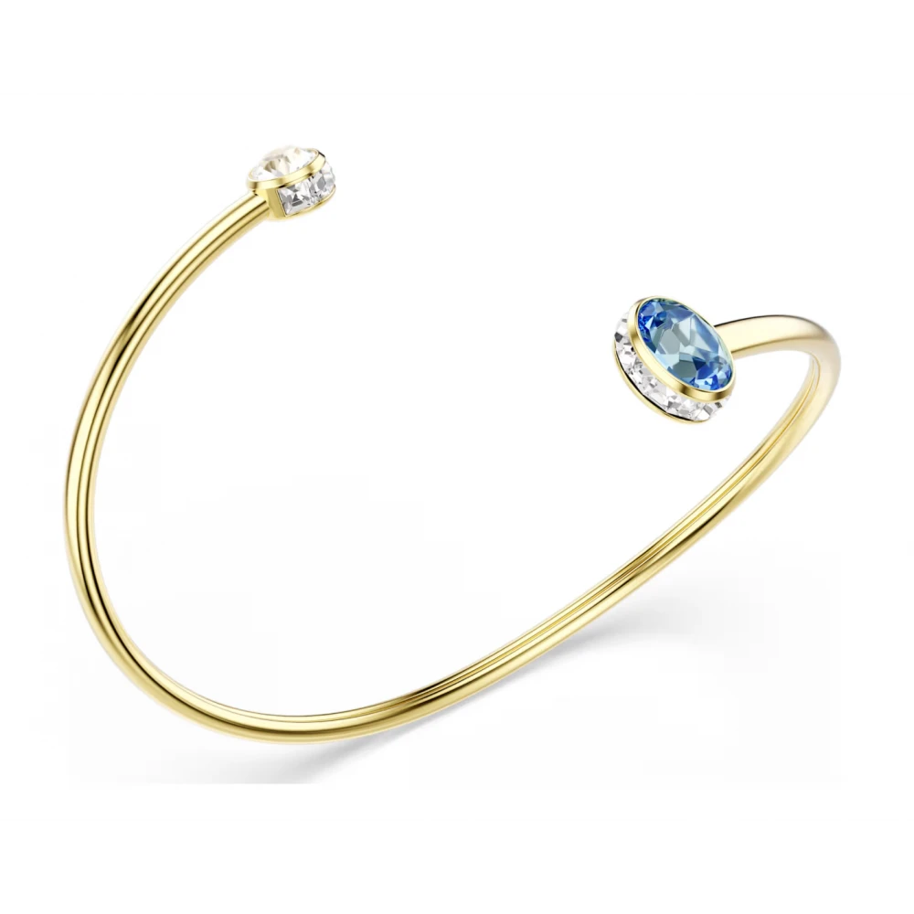 SWAROVSKI Άκαμπτο βραχιόλι Chroma, Μίξη Κοπών, Πολύχρωμο, Επιμετάλλωση σε Χρυσό 18K 5757998