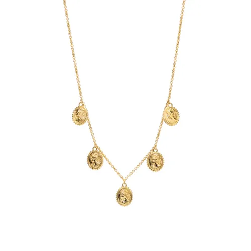 REBECCA Madama Necklace Gold Tone Plated  BMMKBO17
