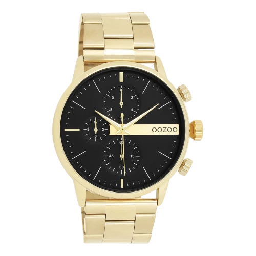 OOZOO Timepieces με Μεταλλικό Μπρασελέ σε Χρυσό Τόνο C11411