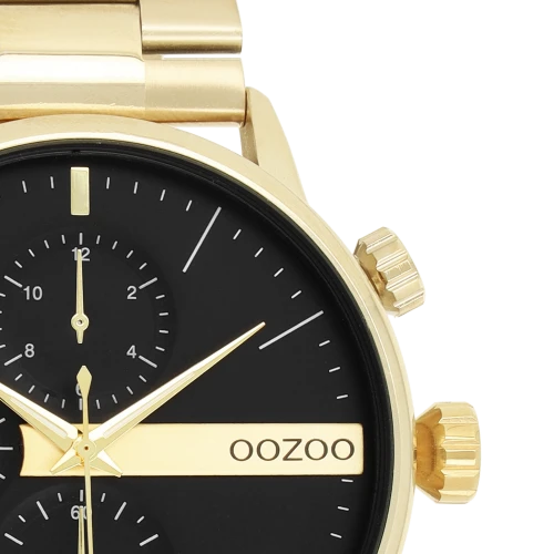 OOZOO Timepieces με Μεταλλικό Μπρασελέ σε Χρυσό Τόνο C11411