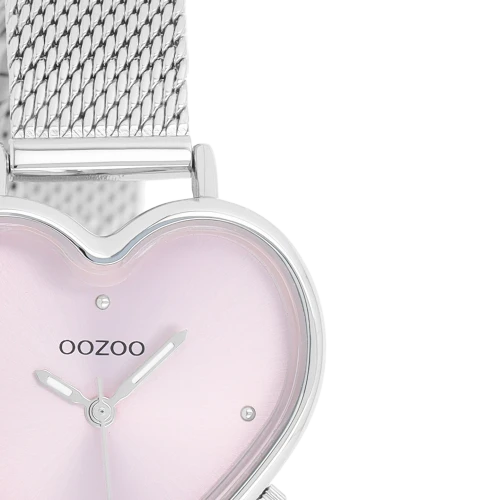 OOZOO Timepieces με Μεταλλικό Μπρασελέ σε Ασημί Τόνο C11414