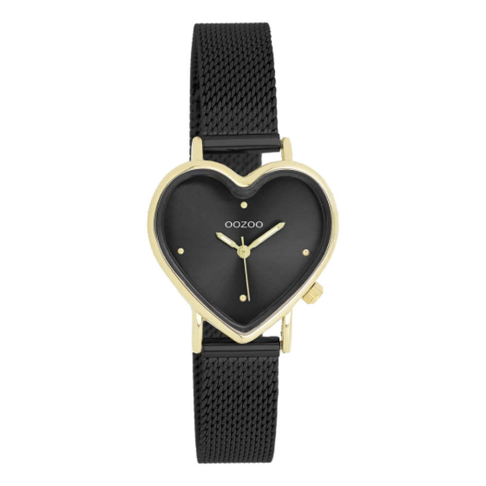 OOZOO Timepieces με Μεταλλικό Μπρασελέ σε μαύρο Τόνο C11447