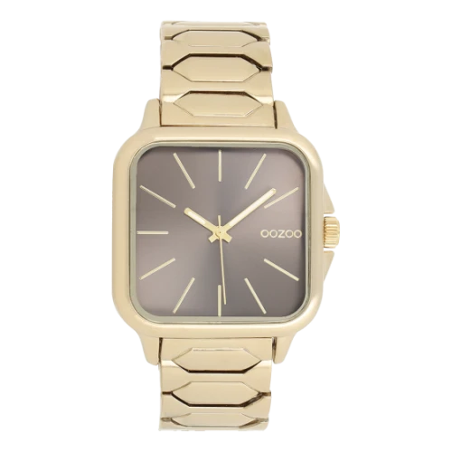 OOZOO Timepieces με Μεταλλικό Μπρασελέ σε Χρυσό Τόνο C11606