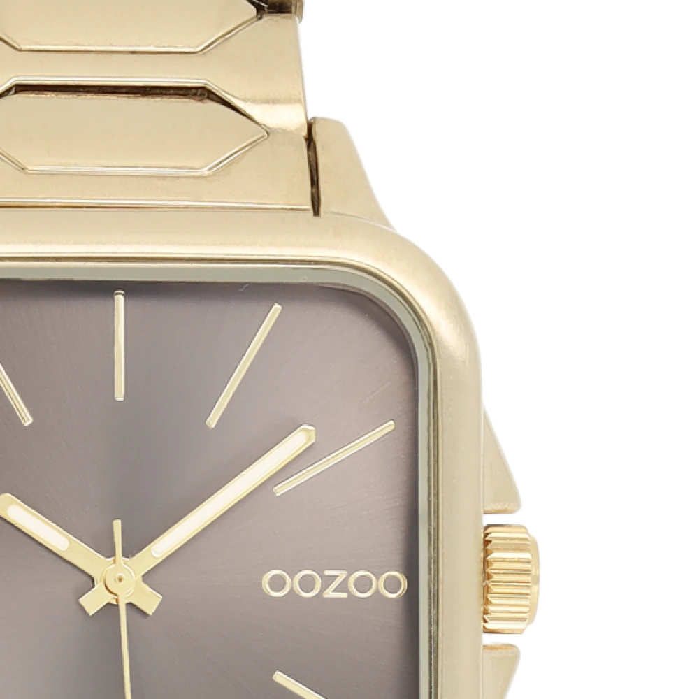 OOZOO Timepieces με Μεταλλικό Μπρασελέ σε Χρυσό Τόνο C11606