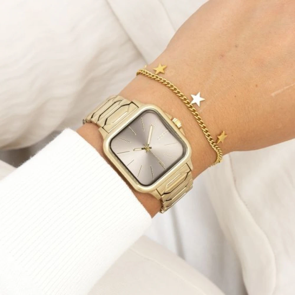 OOZOO Timepieces με Μεταλλικό Μπρασελέ σε Χρυσό Τόνο C11606