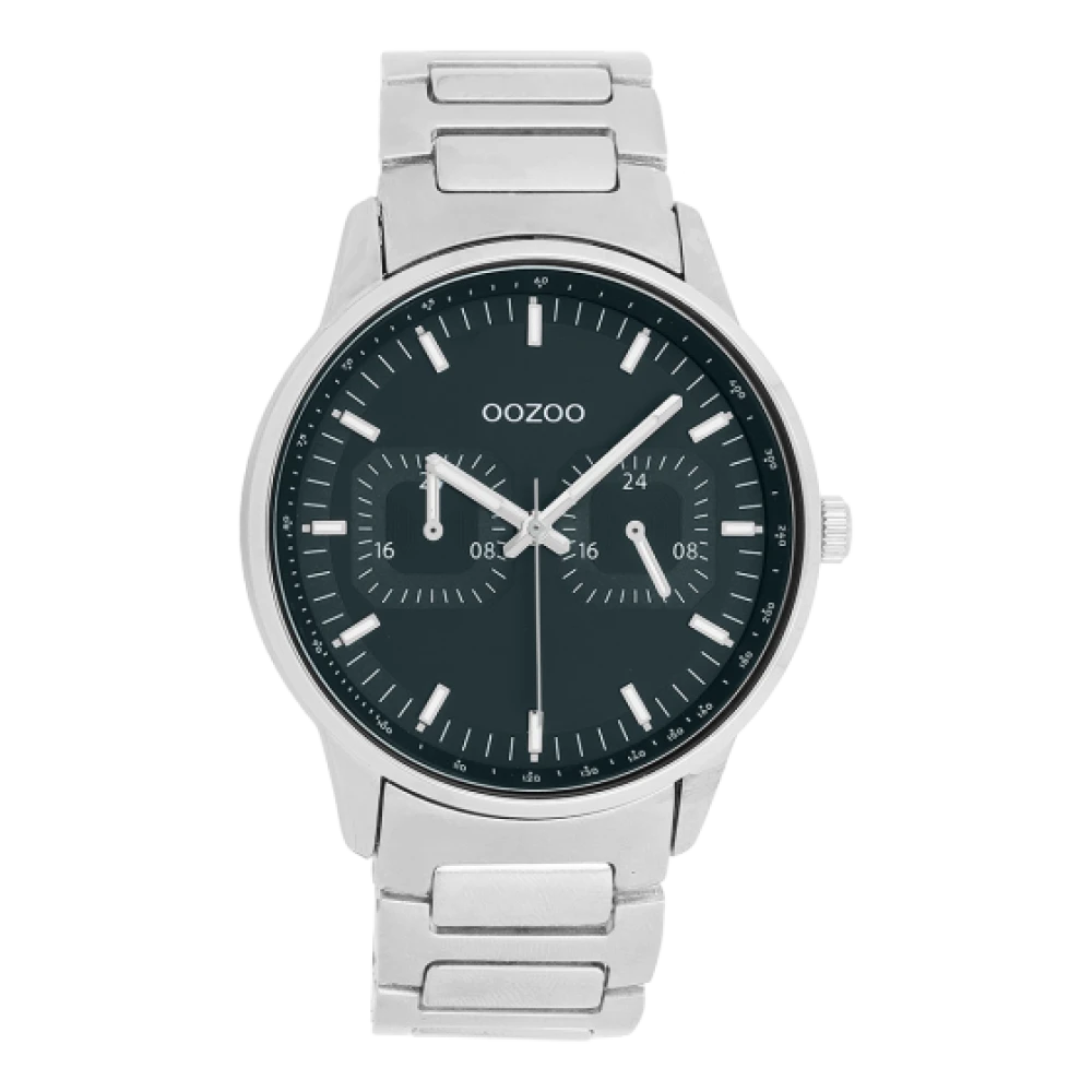 OOZOO Timepieces με Μεταλλικό Μπρασελέ σε Ασημί Τόνο C11621