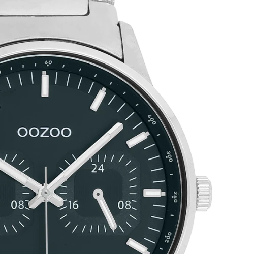 OOZOO Timepieces με Μεταλλικό Μπρασελέ σε Ασημί Τόνο C11621