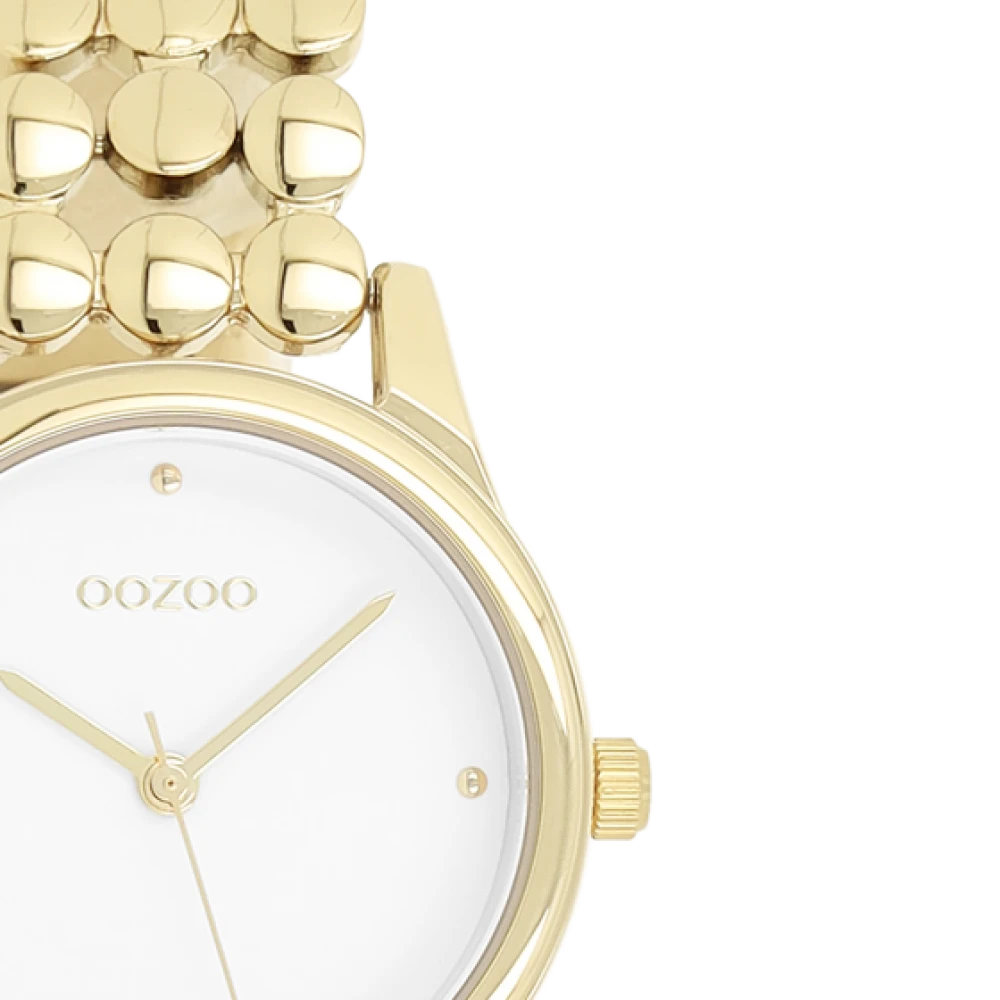 OOZOO Timepieces Με Μεταλλικό Μπρασελέ σε Χρυσό Τόνο C11631