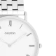 OOZOO Timepieces με Μεταλλικό Μπρασελέ σε Ασημί Τόνο C20365