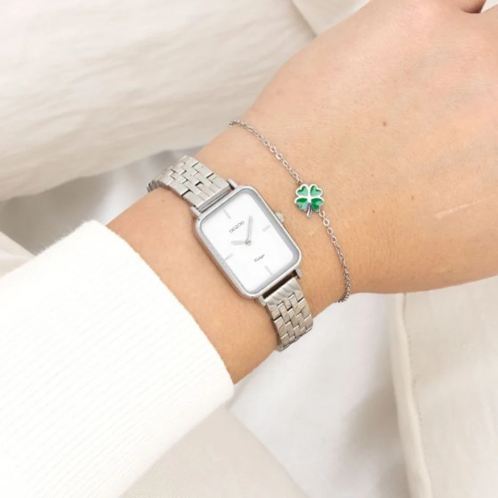 OOZOO Vintage με Μεταλλικό Μπρασελέ σε Ασημί Τόνο C20416