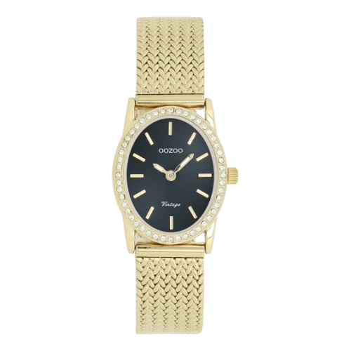 OOZOO Vintage με Μεταλλικό Μπρασελέ σε Χρυσό Τόνο με Ζιργκόν C20434