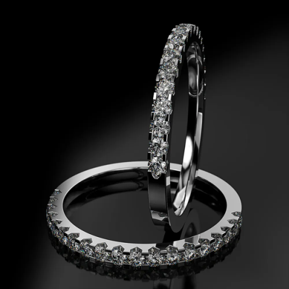 18K Μονόπετρο Δαxτυλίδι Αρραβώνων με Διαμάντια ETH012