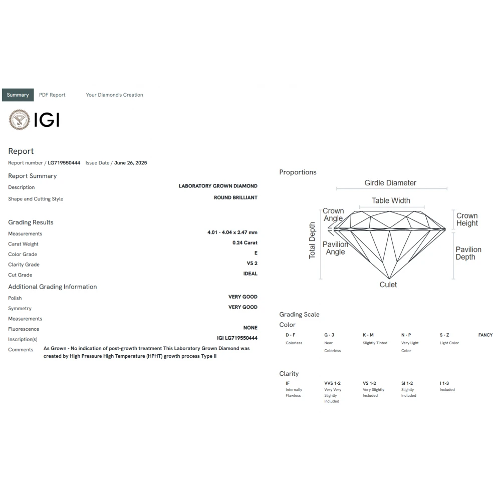 18K Λευκόχρυσο Κολιέ Ροζέτα με Οικολογικά Διαμάντια LG50444KL