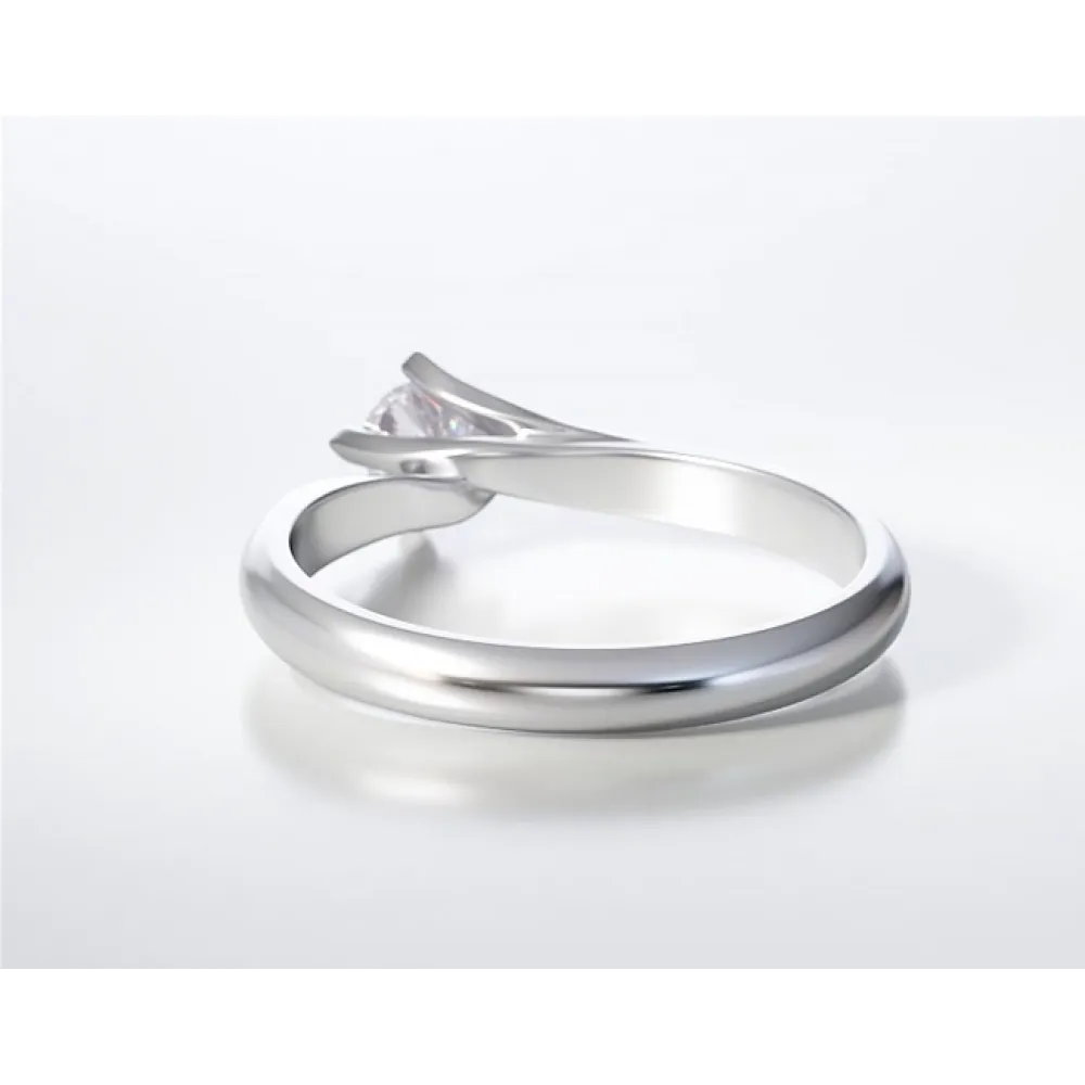 18K Μονόπετρο Δαxτυλίδι Αρραβώνων με Διαμάντι LR-039W