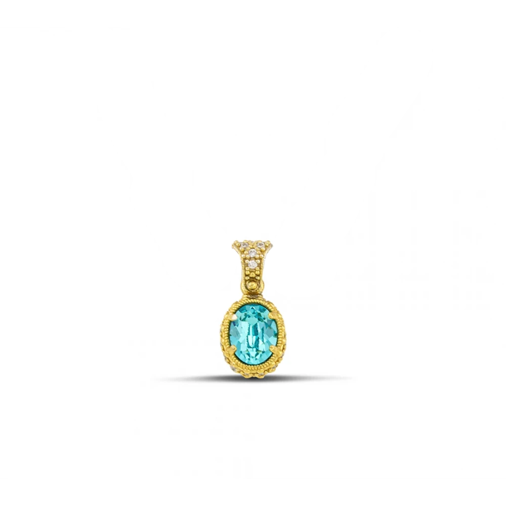 DIMITRIOS EXCLUSIVE Οβάλ Μενταγιόν με Swarovski Κρύσταλλο M162-A