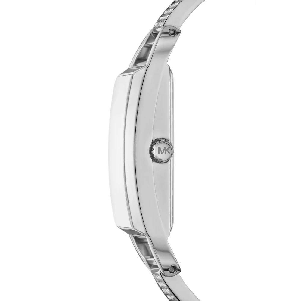 MICHAEL KORS Empire Ρολόι με Ασημί Μπρασελέ από ανοξείδωτο ατσάλι και Ζιργκόν MK4841