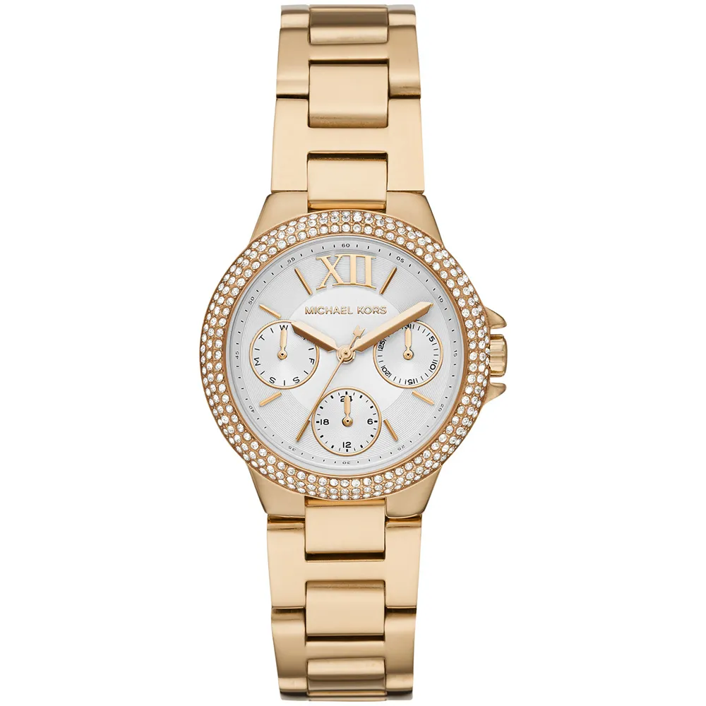 MICHAEL KORS Camille Crystals Gold Stainless Steel Bracelet MK6844