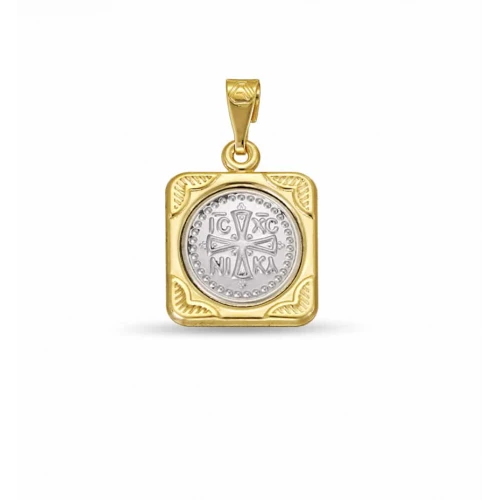 14K Χρυσό Κωνσταντινάτο Δύο Τόνων MP1107