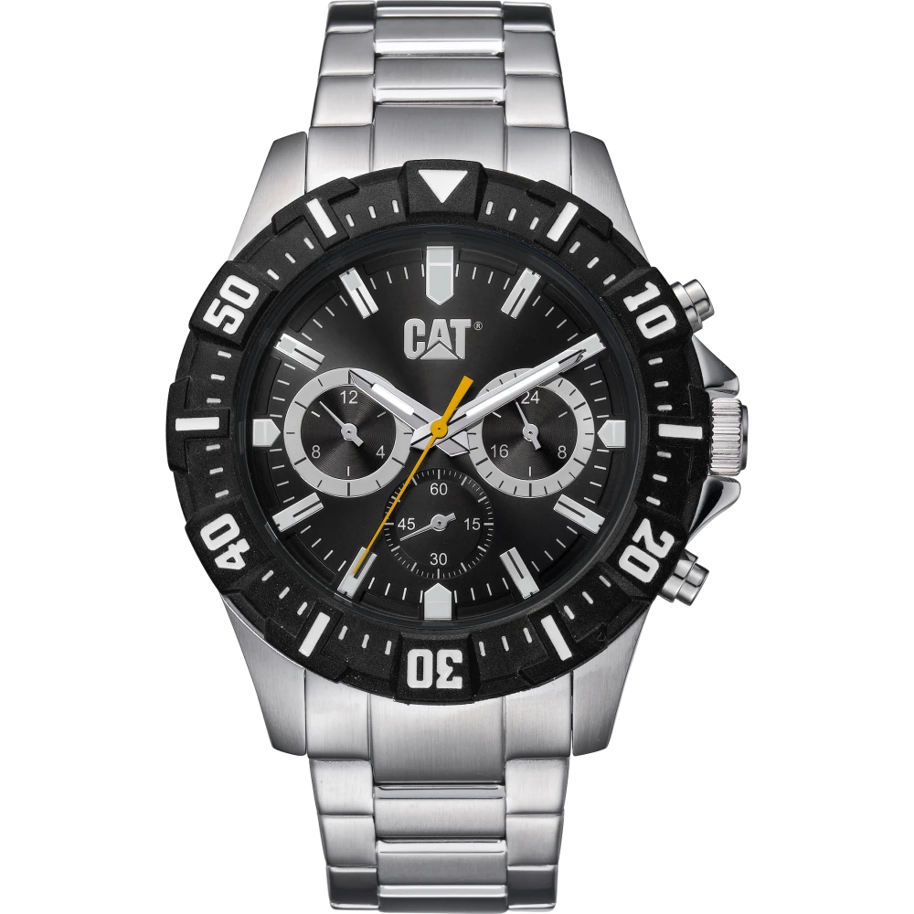 CATERPILLAR Moto Silver Stainless Steel Multifunction PZ14911121