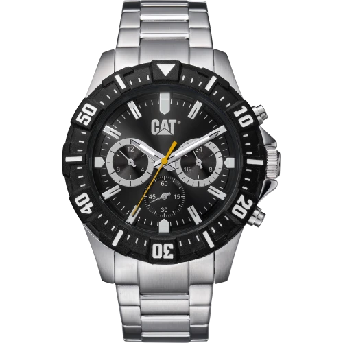 CATERPILLAR Moto Silver Stainless Steel Multifunction PZ14911121
